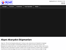 Tablet Screenshot of akpetltd.com